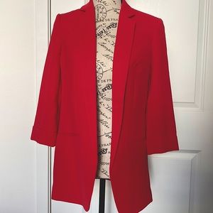 Express Rolled Sleeve Boyfriend Blazer